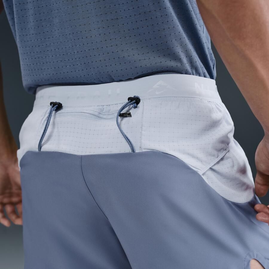 Nike Trail Second Sunrise Dri-FIT ADV hardloopshorts met binnenbroek voor heren (13 cm) Blauw - Foto 2