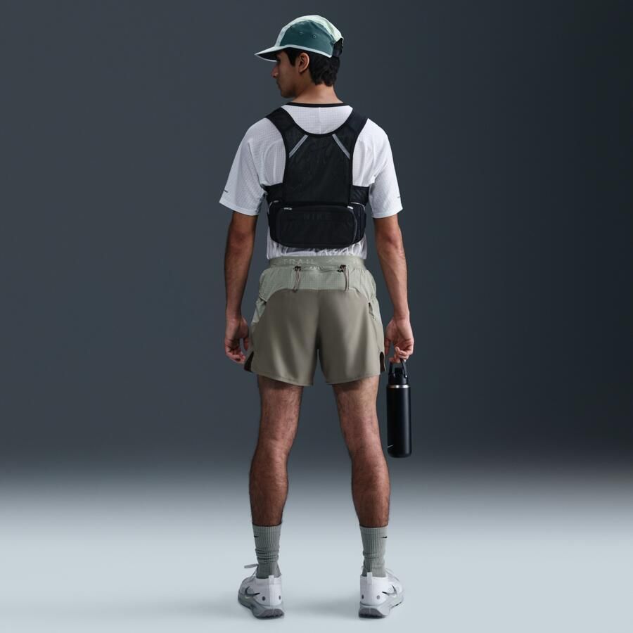 Nike Trail Second Sunrise Dri-FIT ADV hardloopshorts met binnenbroek voor heren (13 cm) Groen - Foto 3