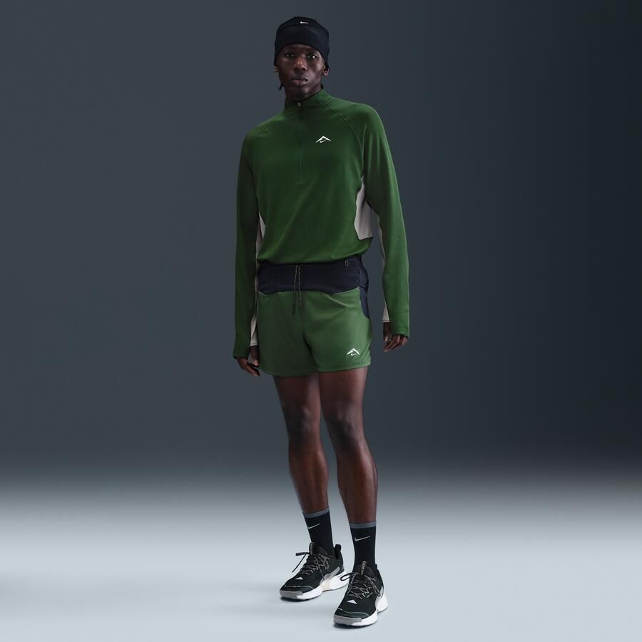 Nike Trail Second Sunrise Dri-FIT ADV hardloopshorts met binnenbroek voor heren (13 cm) Groen - Foto 4