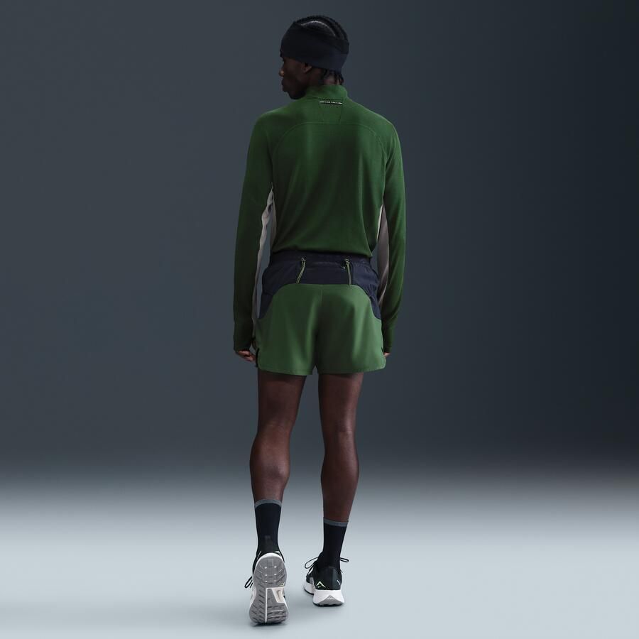 Nike Trail Second Sunrise Dri-FIT ADV hardloopshorts met binnenbroek voor heren (13 cm) Groen - Foto 3