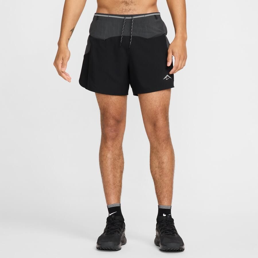 Nike Trail Second Sunrise Dri-FIT ADV hardloopshorts met binnenbroek voor heren (13 cm) Zwart - Foto 3