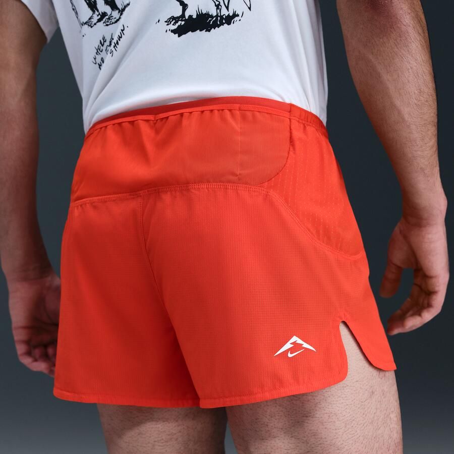 Nike Trailwind Dri-FIT ADV hardloopshorts met binnenbroek voor heren (8 cm) Rood - Foto 2