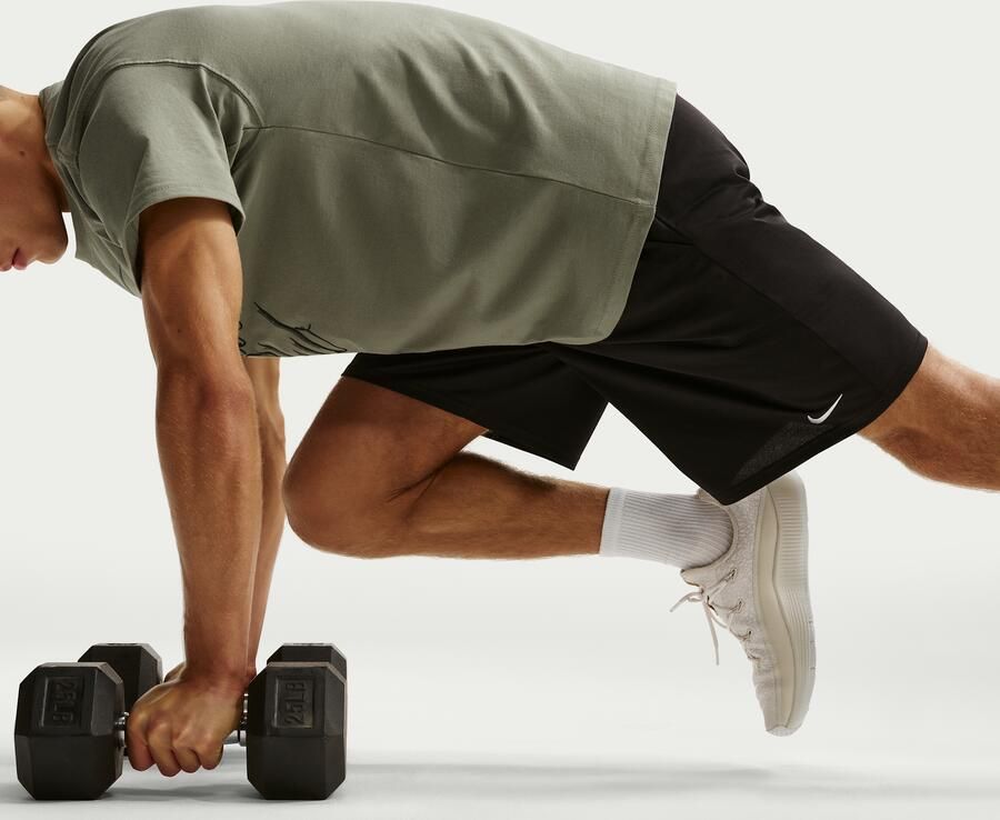 Nike trainingsshorts van 23 cm voor heren Zwart