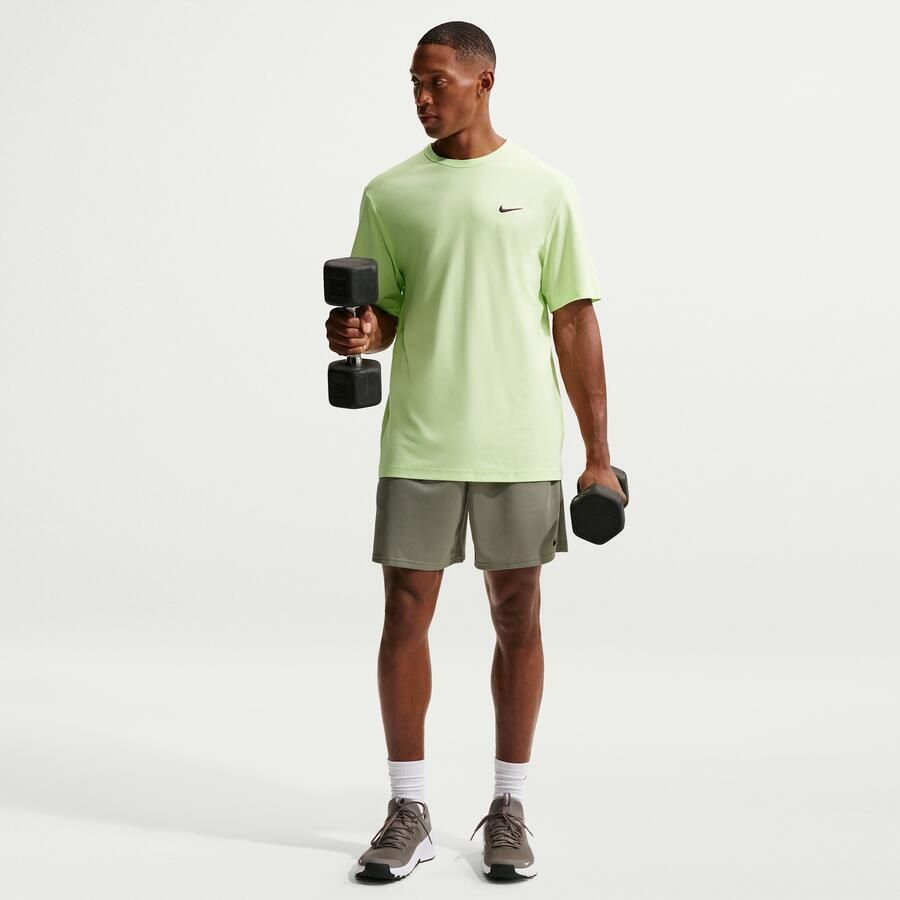 Nike trainingsshorts voor heren (18 cm) Groen - Foto 4
