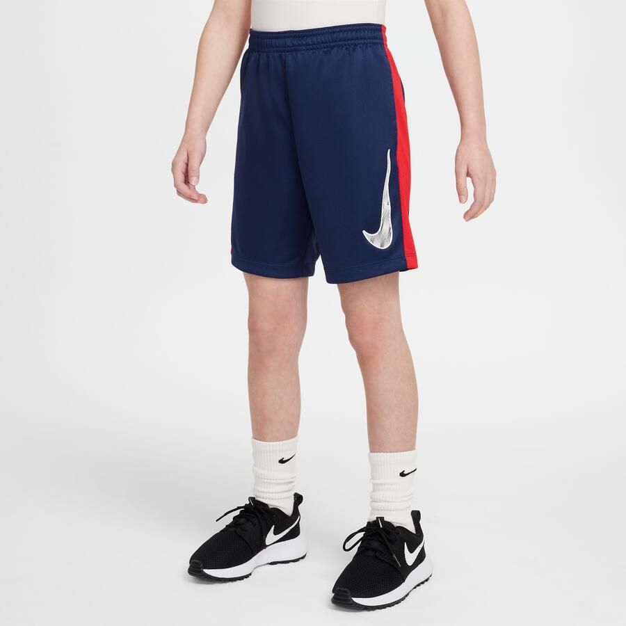 Nike Trophy23 Dri-FIT shorts voor kids Blauw - Foto 4