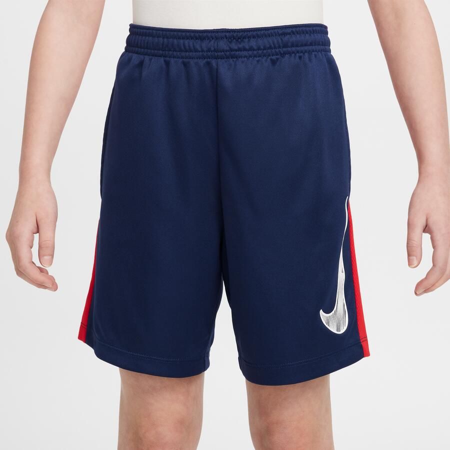 Nike Trophy23 Dri-FIT shorts voor kids Blauw