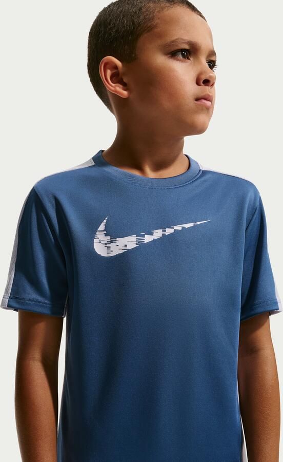 Nike Trophy23 Dri-FIT trainingstop met korte mouwen voor jongens Blauw - Foto 4