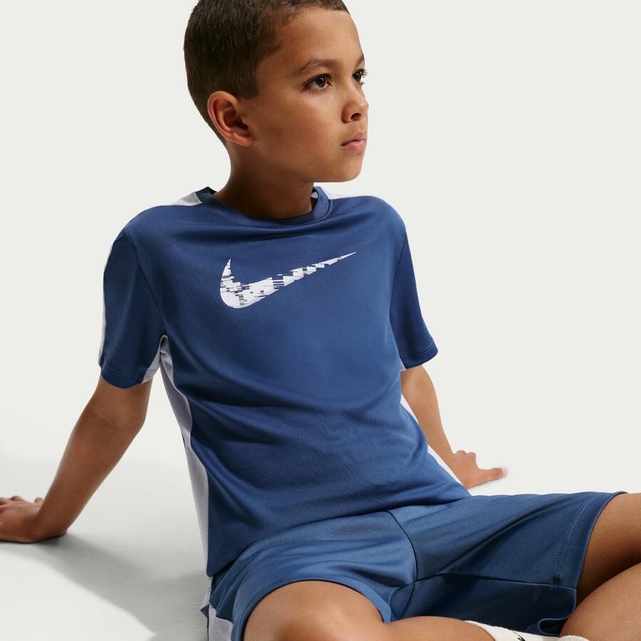 Nike Trophy23 Dri-FIT trainingstop met korte mouwen voor jongens Blauw