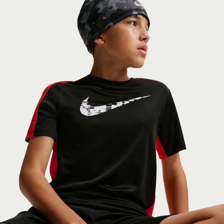 Nike Trophy23 Dri-FIT trainingstop met korte mouwen voor jongens Zwart
