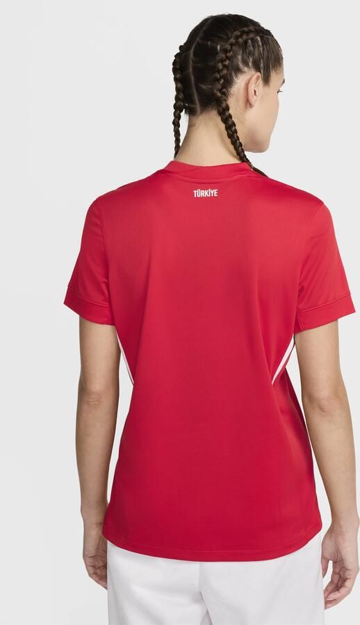 Nike Turkije 2024 25 Stadium Uit Dri-FIT replica voetbalshirt voor dames Rood - Foto 4