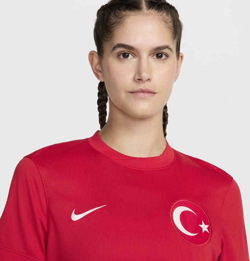 Nike Turkije 2024 25 Stadium Uit Dri-FIT replica voetbalshirt voor dames Rood - Foto 2