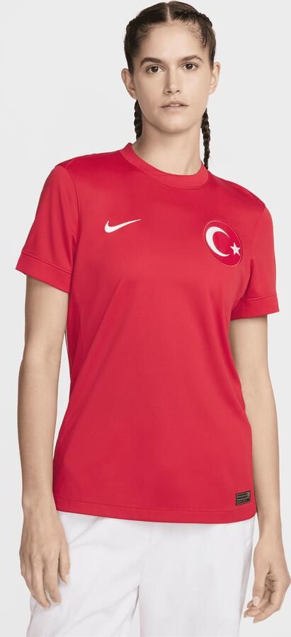 Nike Turkije 2024 25 Stadium Uit Dri-FIT replica voetbalshirt voor dames Rood - Foto 3
