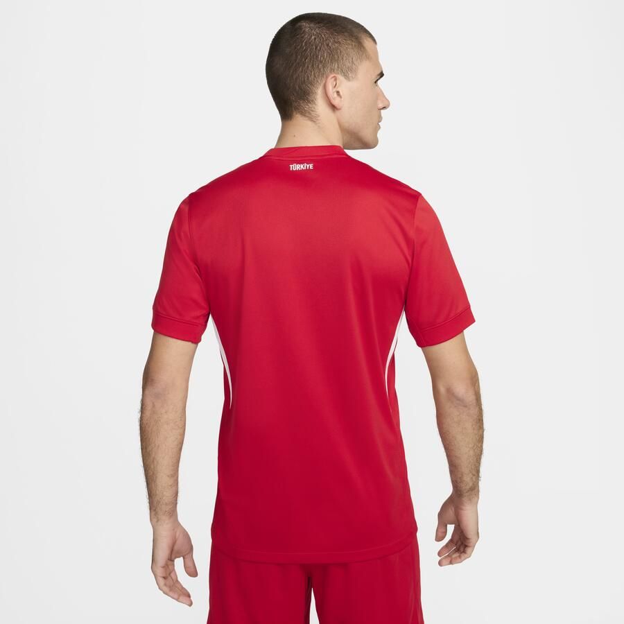Nike Turkije 2024 25 Stadium Uit Dri-FIT replica voetbalshirt voor heren Rood - Foto 4