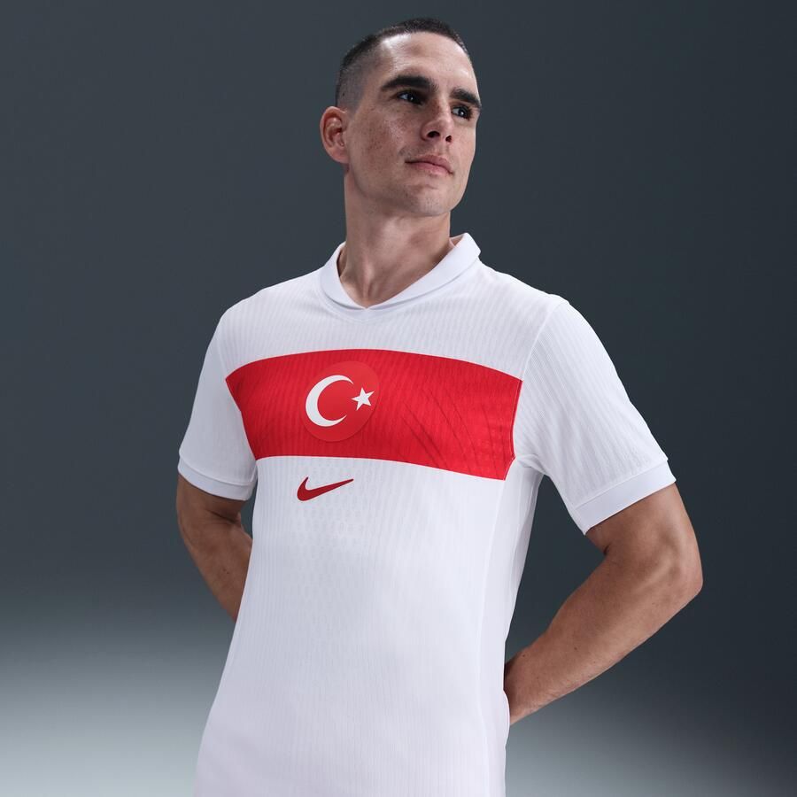 Nike Turkije 2024 25 Match Thuis Dri-FIT ADV voetbalshirt voor heren Wit - Foto 4