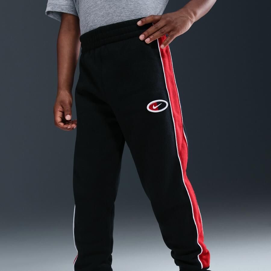 Nike tweedelige fleeceset met ronde hals voor kleuters Zwart - Foto 3