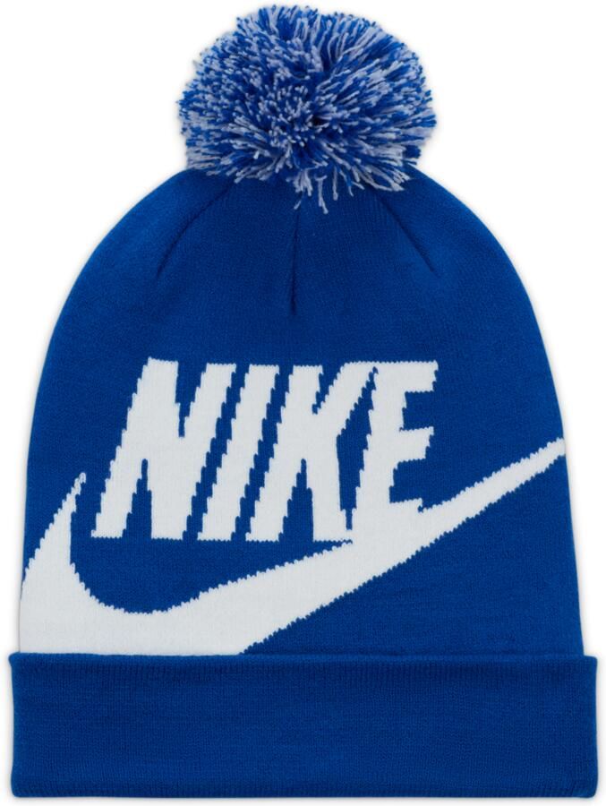 Nike Tweedelige kleuterset met beanie en handschoenen Blauw - Foto 3