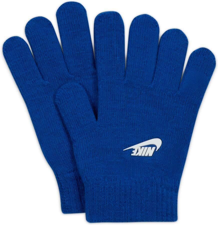 Nike Tweedelige kleuterset met beanie en handschoenen Blauw