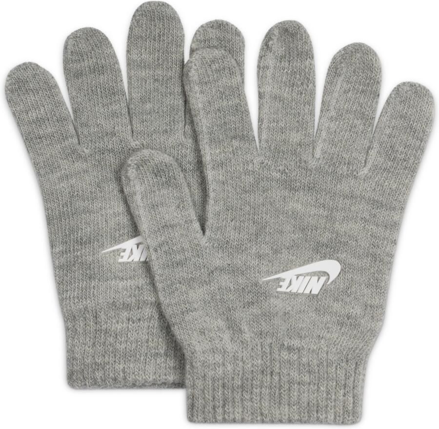 Nike Tweedelige kleuterset met beanie en handschoenen Grijs