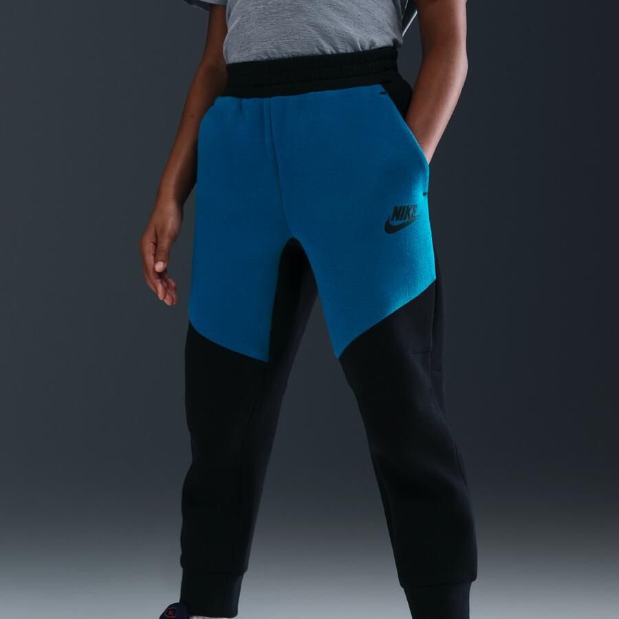 Nike tweedelige set van Tech Fleece met rits over de hele lengte voor kleuters Zwart - Foto 3