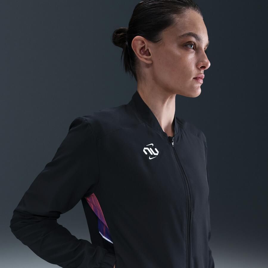 Nike United Academy Dri-FIT geweven voetbaltrainingspak voor dames Zwart