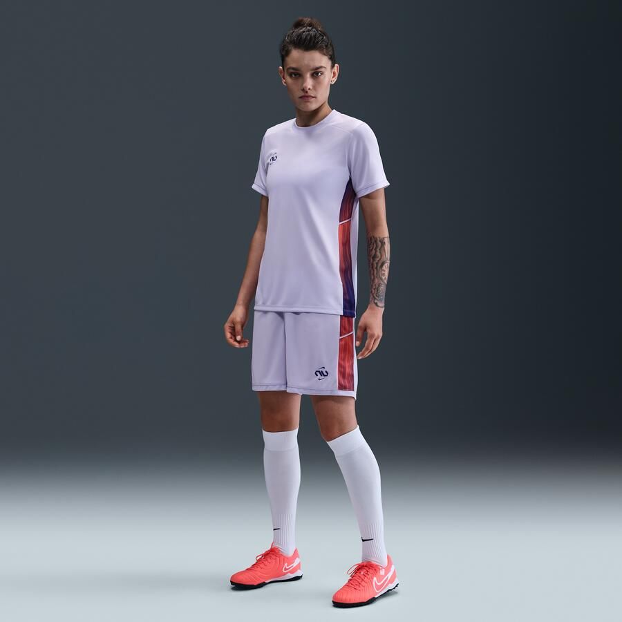 Nike United Academy Dri-FIT voetbaltop met korte mouwen voor dames Paars - Foto 3