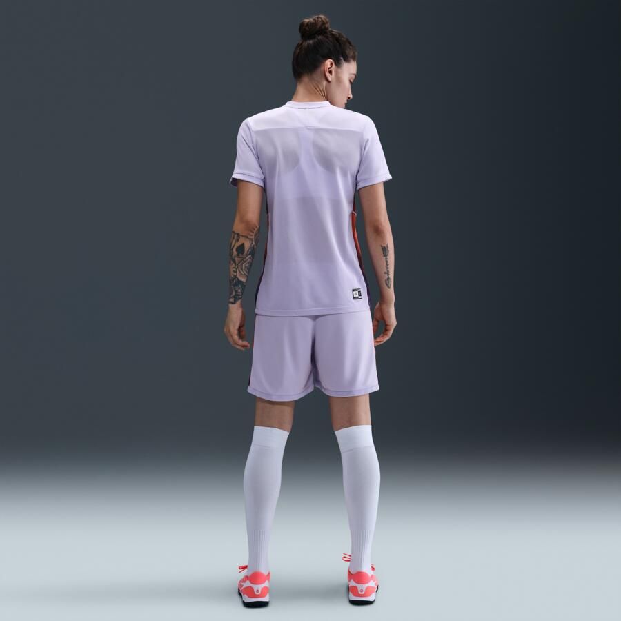 Nike United Academy knit voetbalshorts met Dri-FIT voor dames Paars - Foto 3