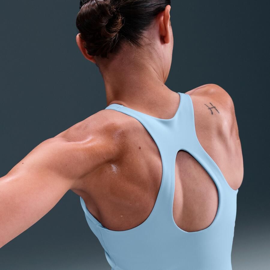 Nike Universa tanktop met padded sport-bh met medium ondersteuning Blauw - Foto 4