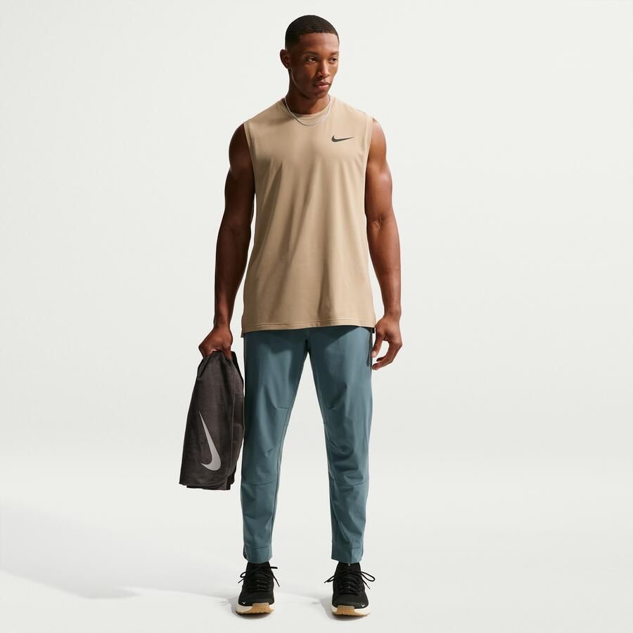 Nike Unlimited Dri-FIT veelzijdige herenbroek met ritsboord Grijs