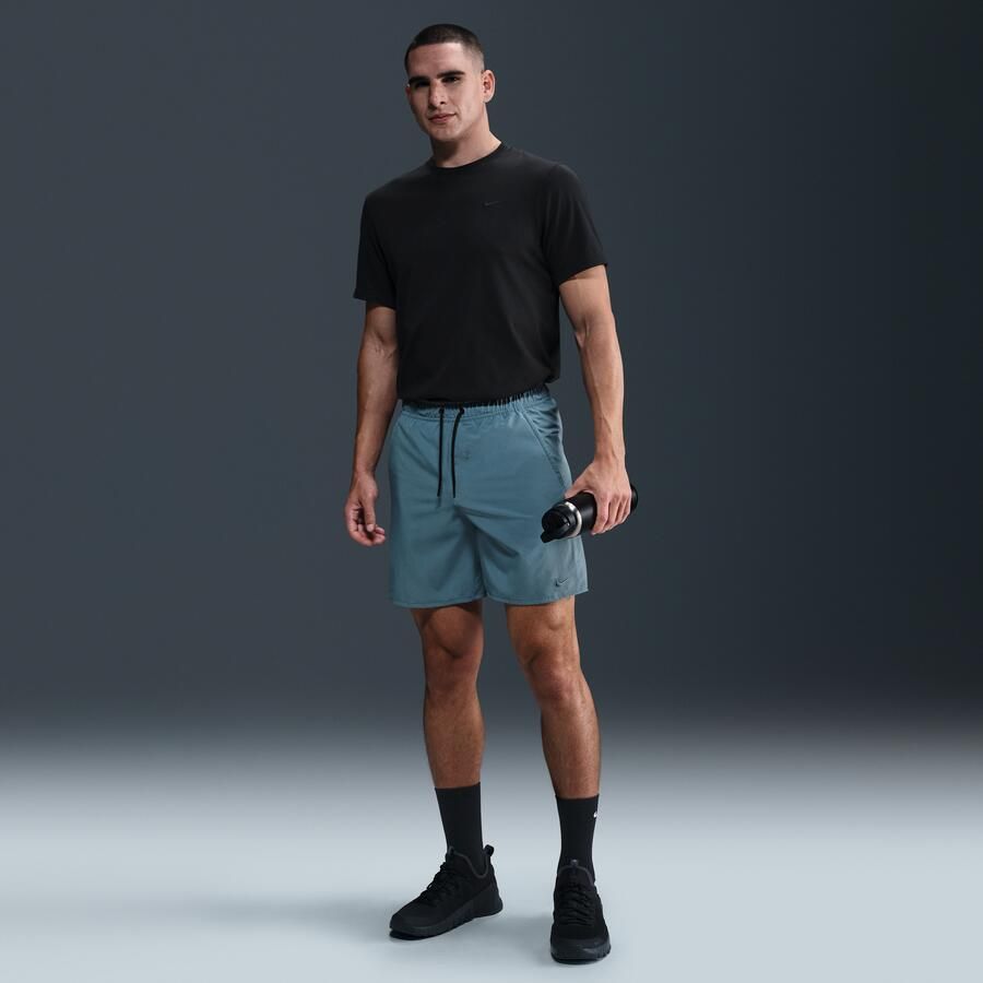 Nike Unlimited multifunctionele niet-gevoerde herenshorts met Dri-FIT (18 cm) Blauw - Foto 3