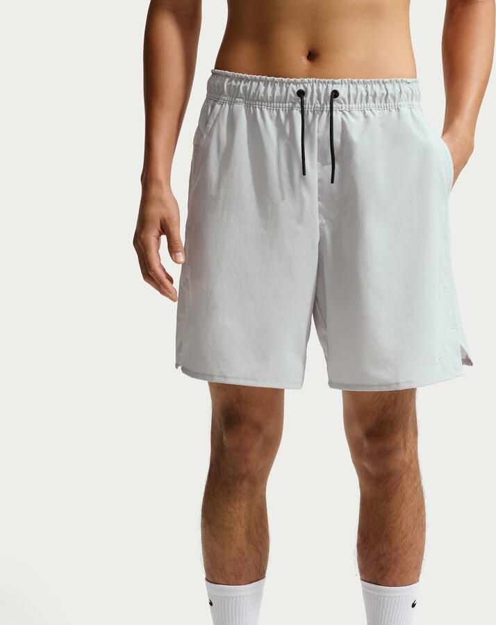 Nike Unlimited multifunctionele niet-gevoerde herenshorts met Dri-FIT (18 cm) Grijs - Foto 2