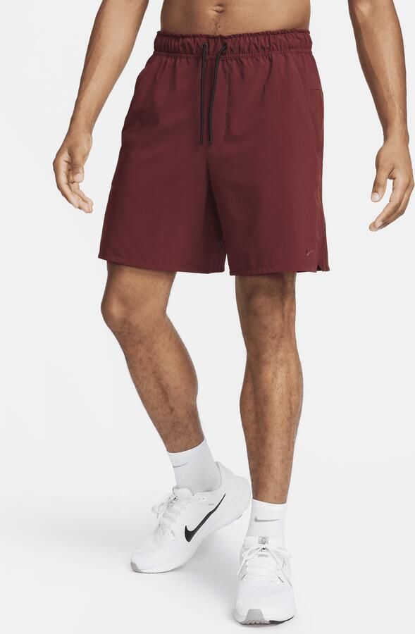 Nike Unlimited multifunctionele niet-gevoerde herenshorts met Dri-FIT (18 cm) Rood - Foto 4