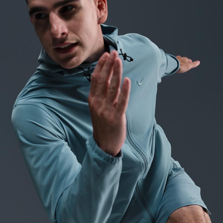 Nike Unlimited veelzijdig Repel herenjack met capuchon Blauw - Foto 2