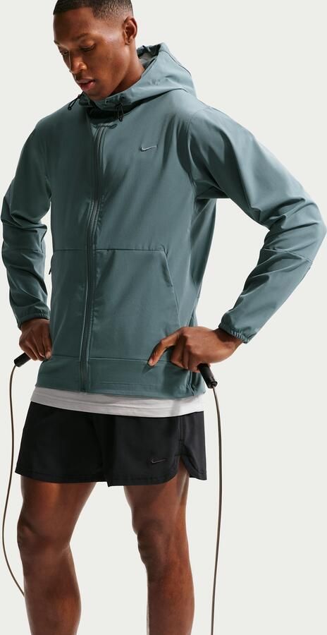 Nike Unlimited veelzijdig Repel herenjack met capuchon Grijs - Foto 5
