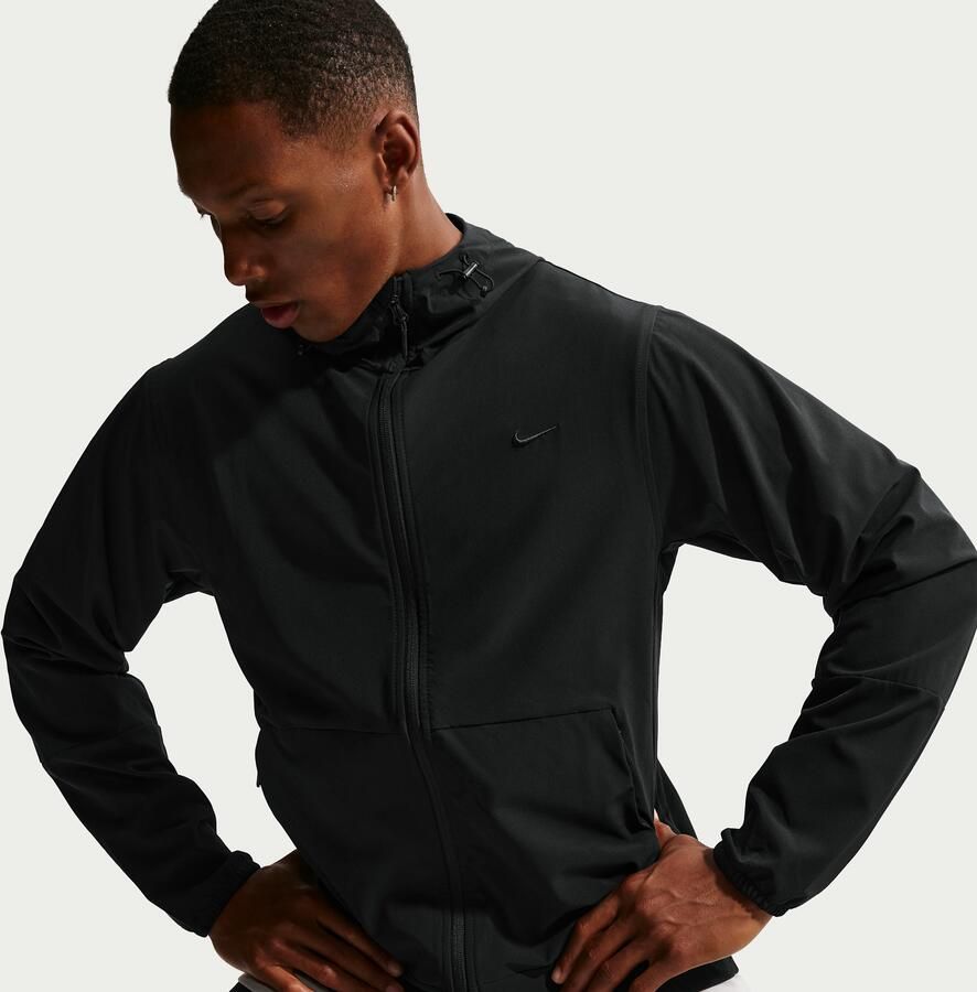 Nike Unlimited veelzijdig Repel herenjack met capuchon Zwart - Foto 6