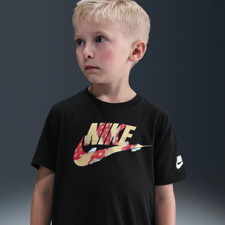 Nike Unwrapped Futura T-shirt voor kleuters Zwart - Foto 4