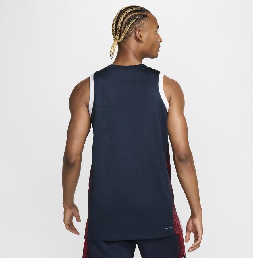 Nike USAB Limited Road basketbaljersey voor heren Blauw - Foto 4