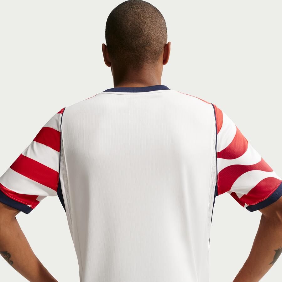 Nike USMNT 2026 Stadium Thuis Dri-FIT replicavoetbalshirt voor heren Wit - Foto 2