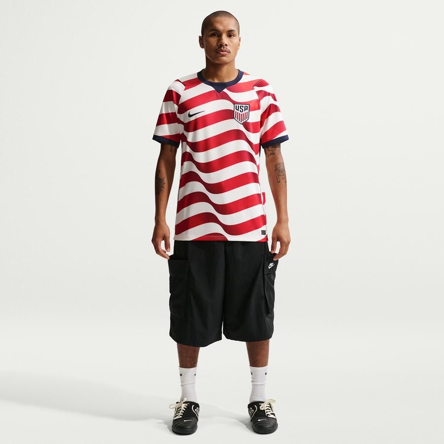 Nike USMNT 2026 Stadium Thuis Dri-FIT replicavoetbalshirt voor heren Wit - Foto 3