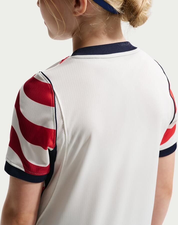 Nike USMNT 2026 Stadium Thuis replicavoetbalshirt met Dri-FIT voor kids Wit - Foto 5