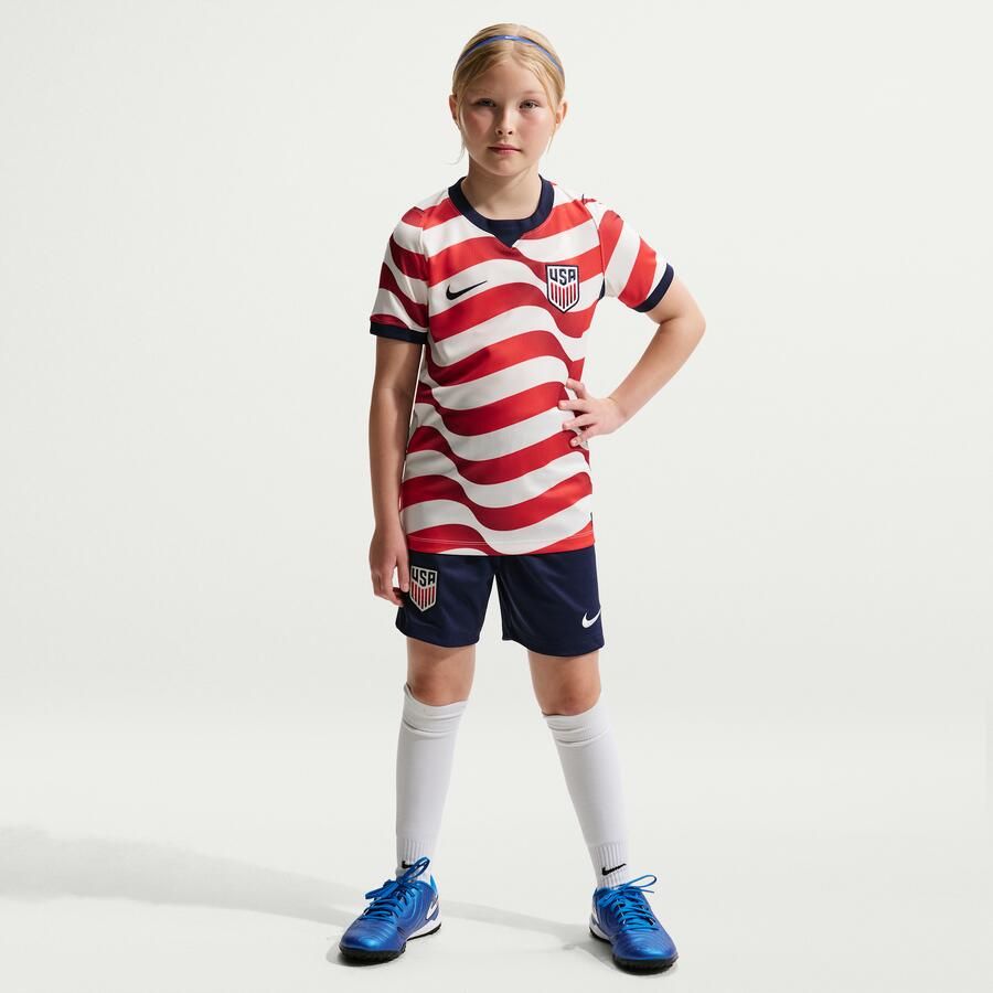 Nike USMNT 2026 Stadium Thuis replicavoetbalshirt met Dri-FIT voor kids Wit - Foto 3
