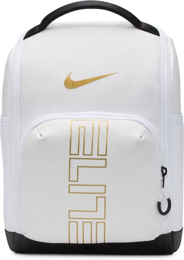 Nike Varsity Elite tas voor basketbalschoenen (14 liter) Wit - Foto 4