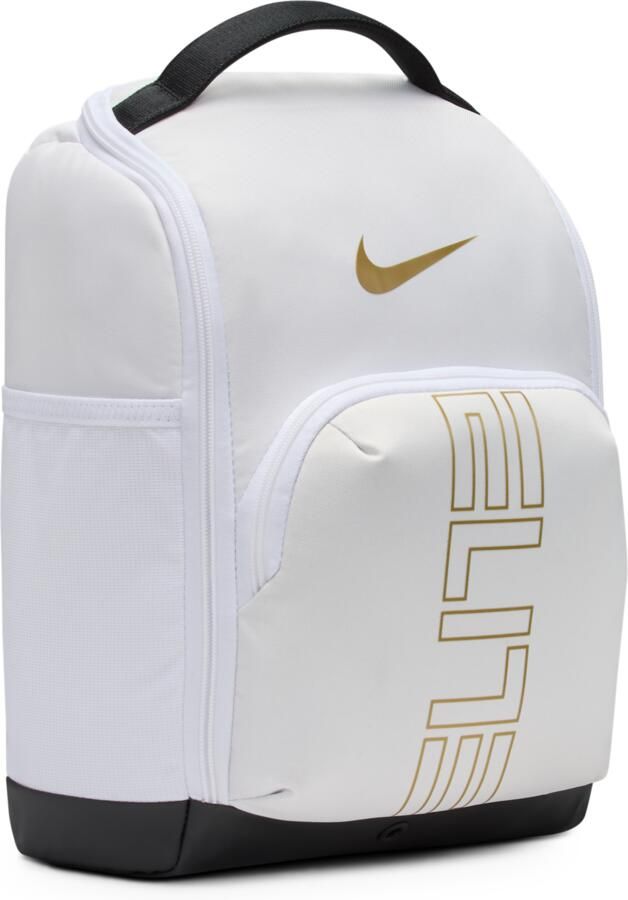 Nike Varsity Elite tas voor basketbalschoenen (14 liter) Wit