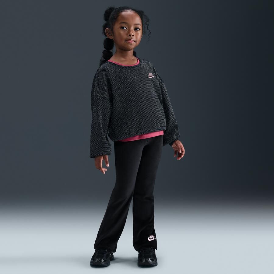 Nike velours legging voor kleuters Zwart - Foto 4