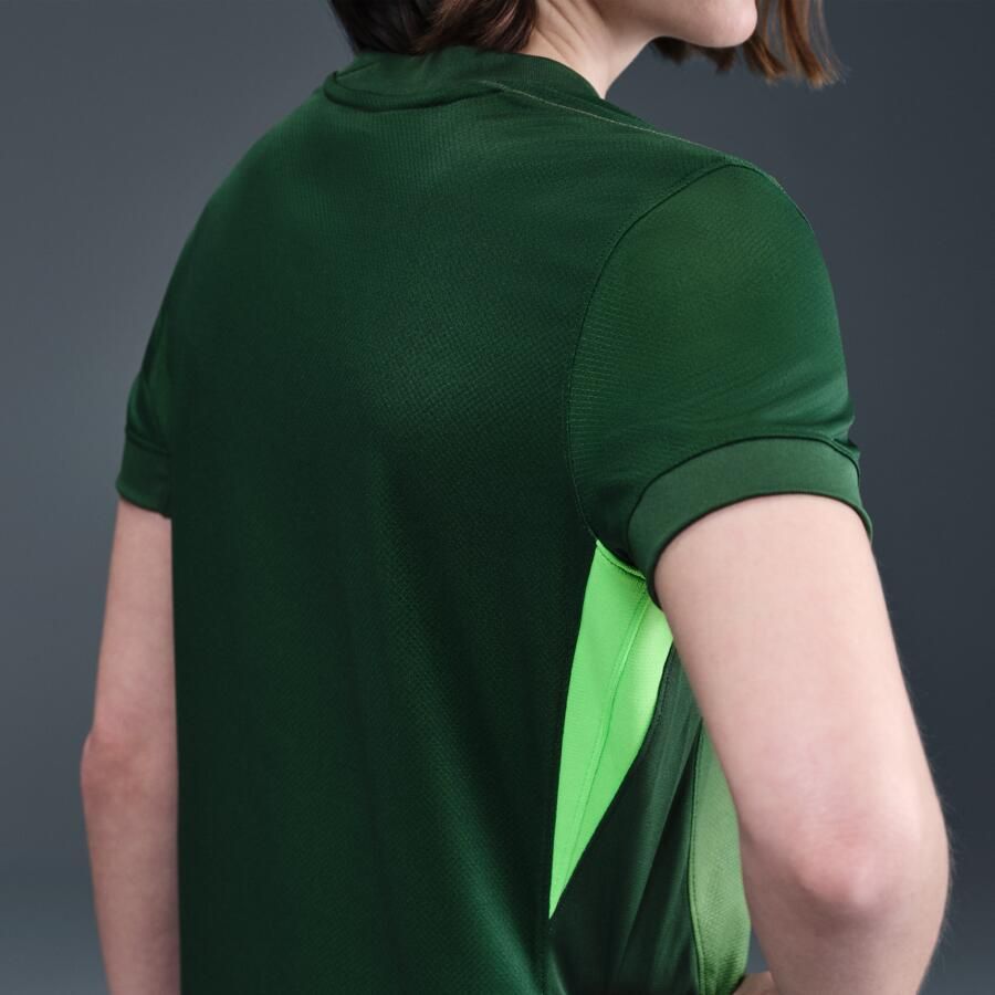 Nike Vfl Wolfsburg 2025 2026 Stadium Thuis Dri-Fit replica voetbaltop met korte mouwen voor dames Groen