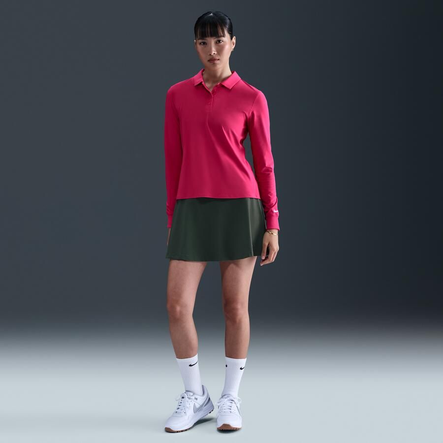 Nike Victory Dri-FIT damespolo met lange mouwen Roze - Foto 3