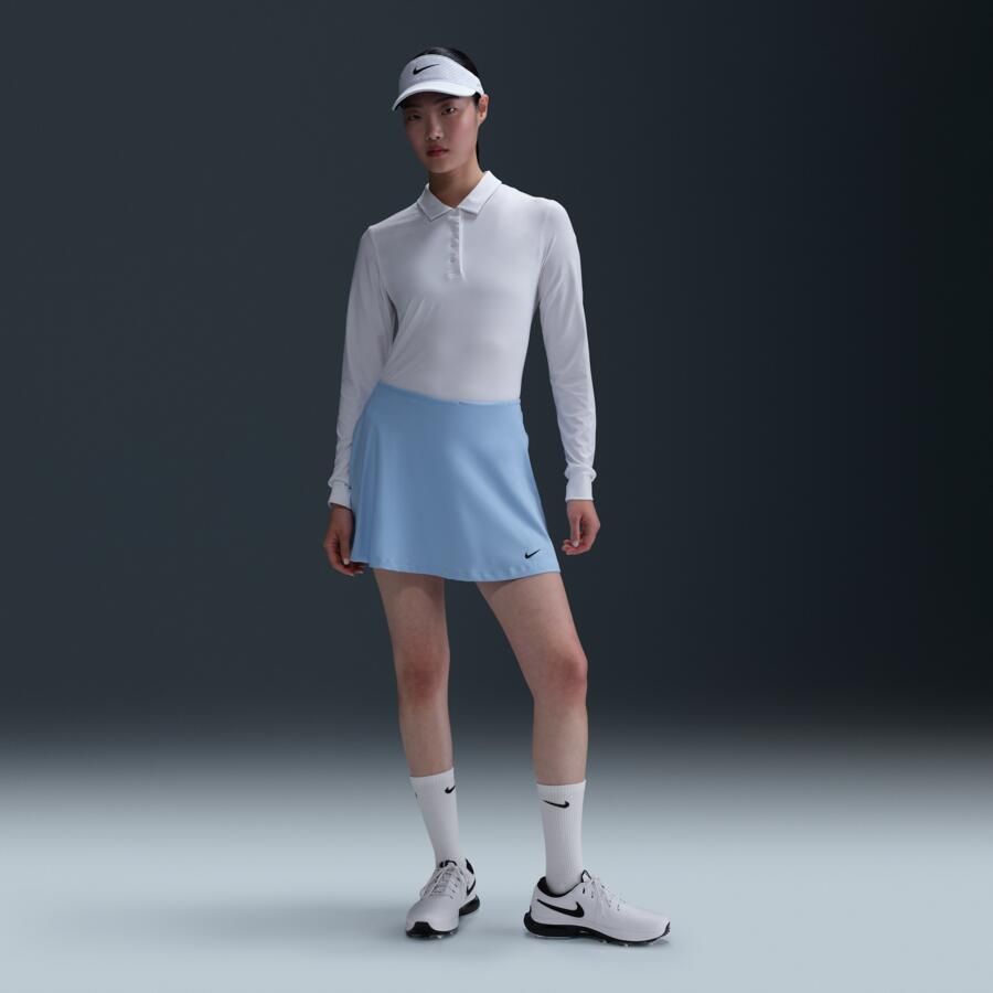 Nike Victory Dri-FIT damespolo met lange mouwen Wit - Foto 3