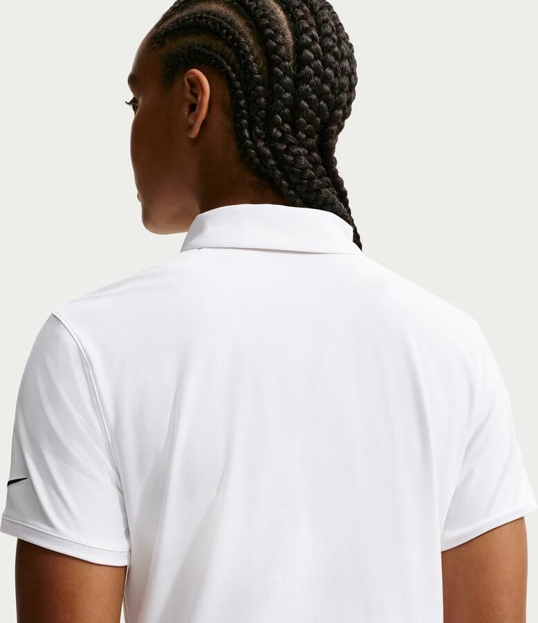 Nike Victory Dri-FIT golfpolo met korte mouwen voor dames Wit - Foto 3