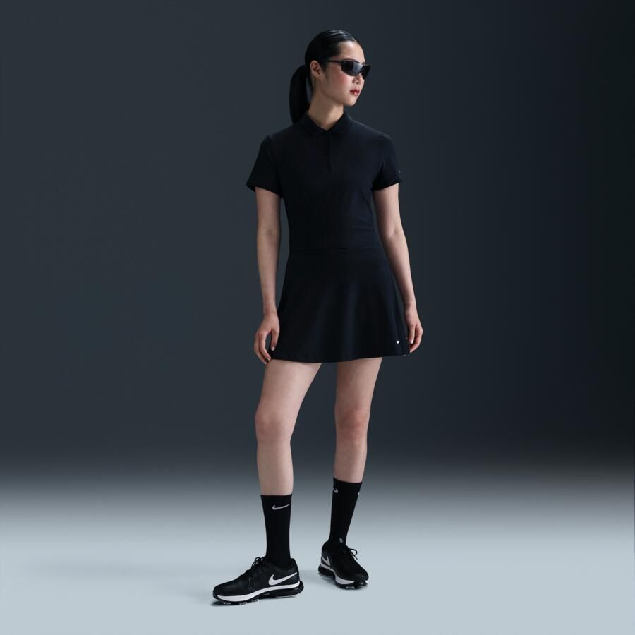 Nike Victory Dri-FIT golfpolo met korte mouwen voor dames Zwart - Foto 2