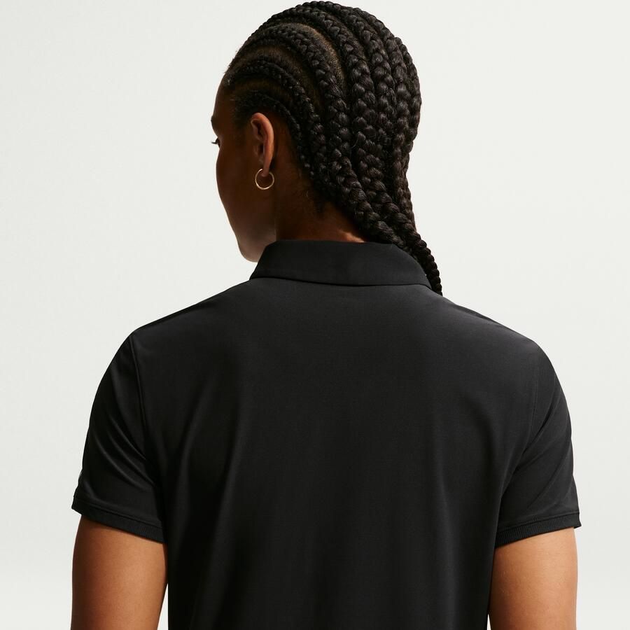Nike Victory Dri-FIT golfpolo met korte mouwen voor dames Zwart - Foto 2