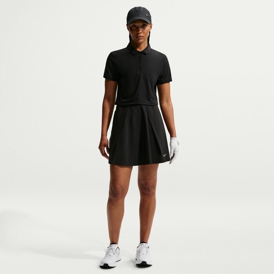 Nike Victory Dri-FIT golfpolo met korte mouwen voor dames Zwart - Foto 4